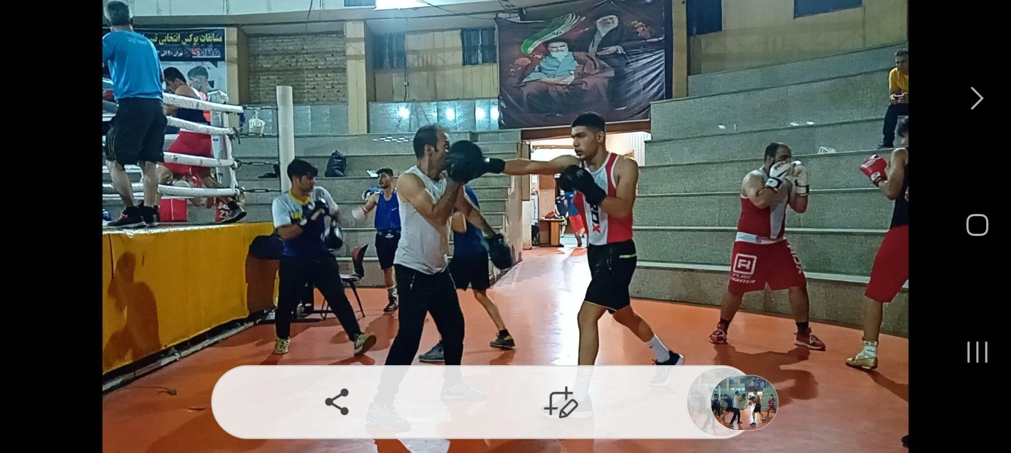 مربی بوکس عباس دباغی