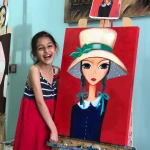 نقاش خونه هاشور (نقاشی با مریم)